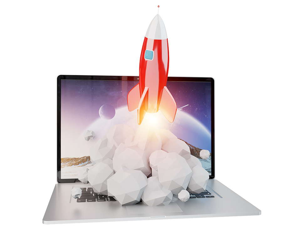 laptop rocket